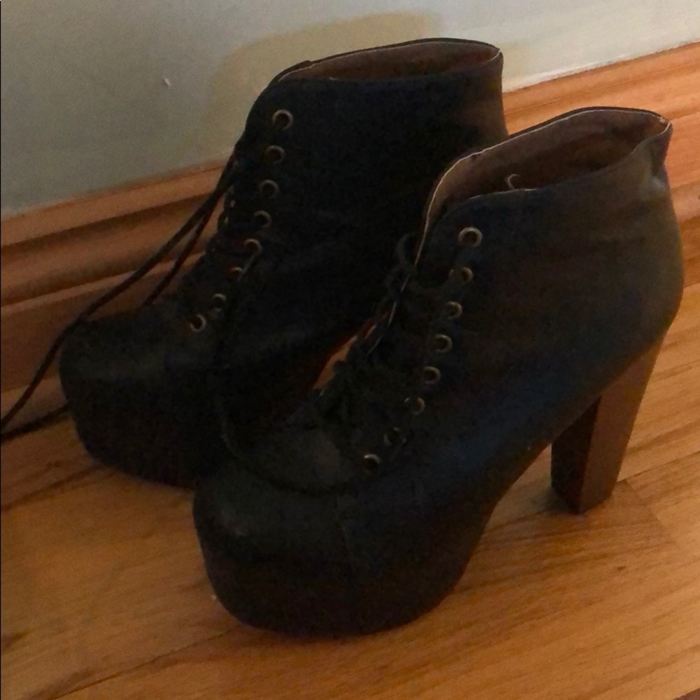 Platform booties from Charlotte Russe size 7